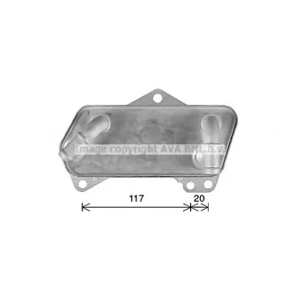 Radiateur d'huile de boîte automatique AVA QUALITY COOLING AI3435