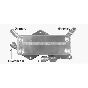 Radiateur d'huile de boîte automatique AVA QUALITY COOLING AI3442