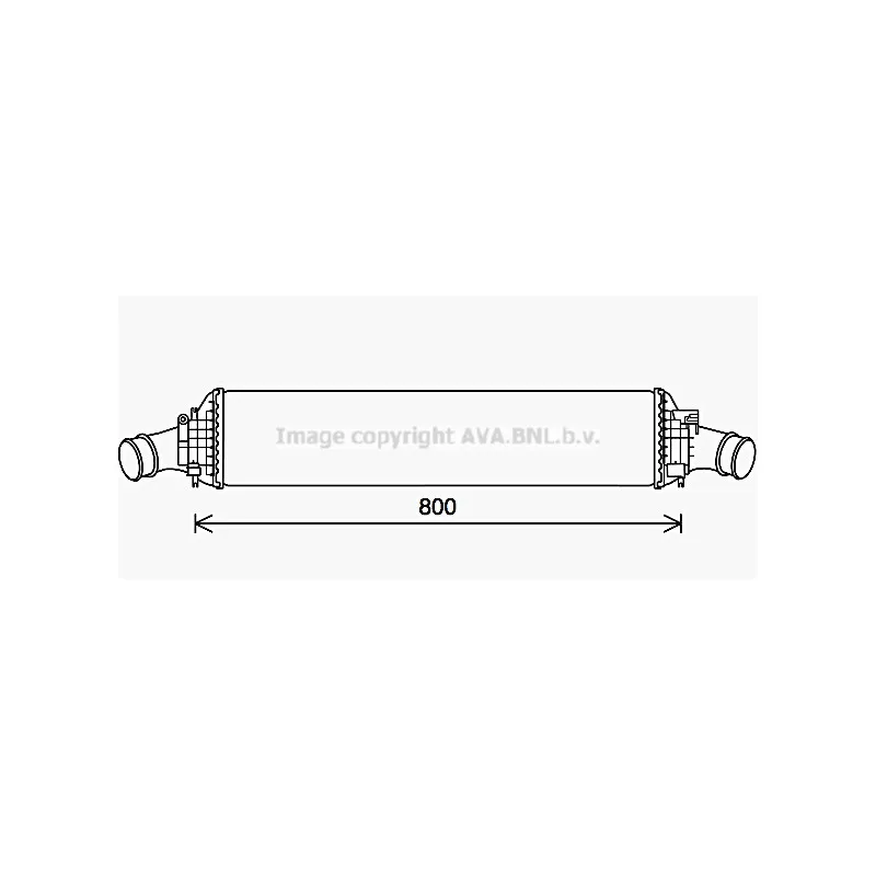 Intercooler, échangeur AVA QUALITY COOLING AI4406