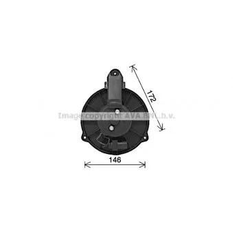 Moteur électrique, pulseur d'air habitacle AVA QUALITY COOLING AI8426