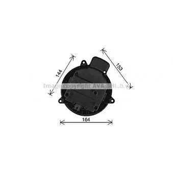 Moteur électrique, pulseur d'air habitacle AVA QUALITY COOLING AI8449