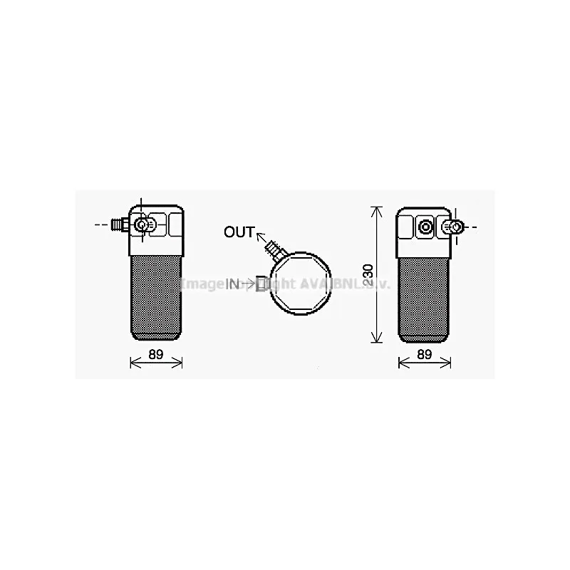 Filtre déshydratant, climatisation AVA QUALITY COOLING AID438
