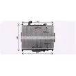 Radiateur, refroidissement du moteur AVA QUALITY COOLING AU2336 - Visuel 1