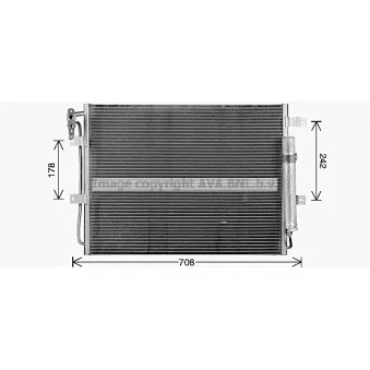 Condenseur, climatisation AVA QUALITY COOLING AU5346D