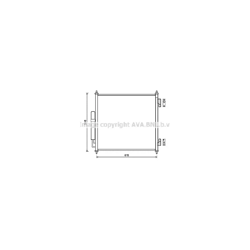 Condenseur, climatisation AVA QUALITY COOLING AUA5218D