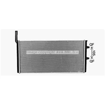 Radiateur, refroidissement du moteur AVA QUALITY COOLING BW2583