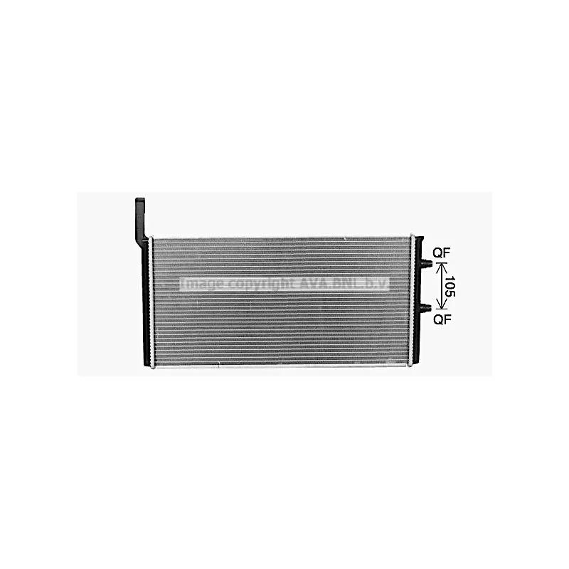 Radiateur, refroidissement du moteur AVA QUALITY COOLING BW2583