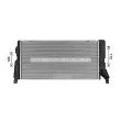 Radiateur, refroidissement du moteur AVA QUALITY COOLING BW2588 - Visuel 2