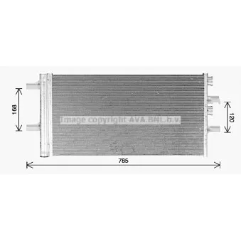 Condenseur, climatisation AVA QUALITY COOLING BW5603D