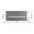 Condenseur, climatisation AVA QUALITY COOLING BW5617D - Visuel 1