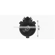 Moteur électrique, pulseur d'air habitacle AVA QUALITY COOLING BW8584 - Visuel 2