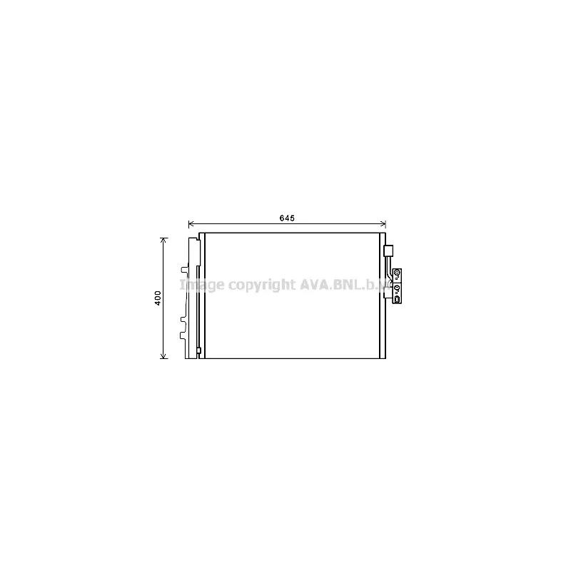 Condenseur, climatisation AVA QUALITY COOLING BWA5481D