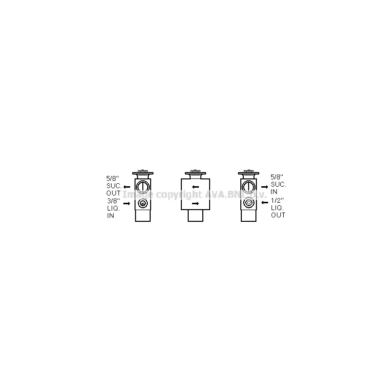 Détendeur, climatisation AVA QUALITY COOLING CL1005