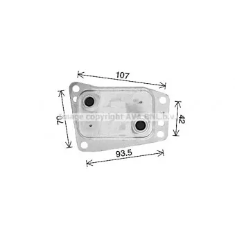 Radiateur d'huile AVA QUALITY COOLING CN3327