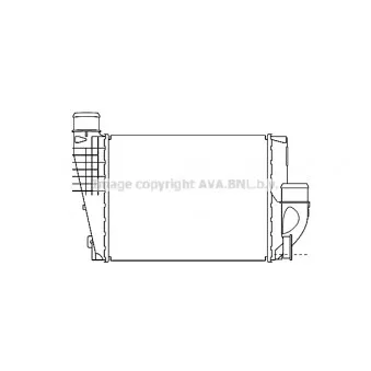 Intercooler, échangeur AVA QUALITY COOLING CN4317