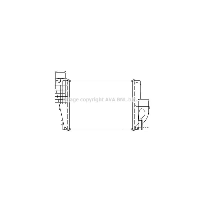 Intercooler, échangeur AVA QUALITY COOLING CN4317