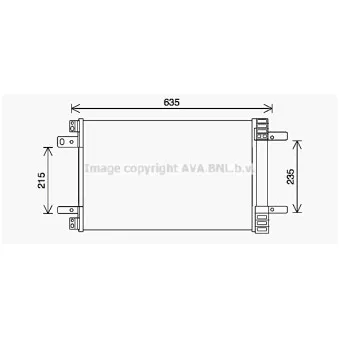 Condenseur, climatisation AVA QUALITY COOLING CN5311D