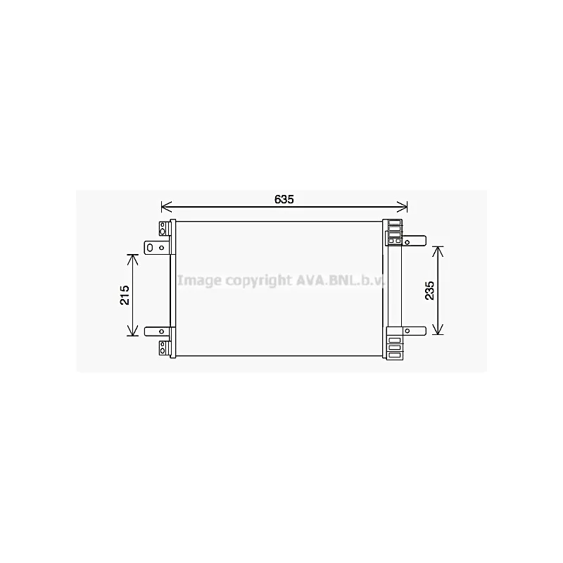 Condenseur, climatisation AVA QUALITY COOLING CN5311D