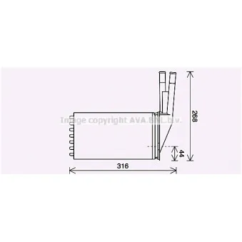 Système de chauffage AVA QUALITY COOLING CN6313