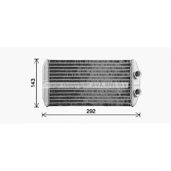 Système de chauffage AVA QUALITY COOLING CN6338