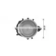 Moteur électrique, pulseur d'air habitacle AVA QUALITY COOLING CN8316 - Visuel 2