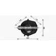 Moteur électrique, pulseur d'air habitacle AVA QUALITY COOLING CN8329 - Visuel 1