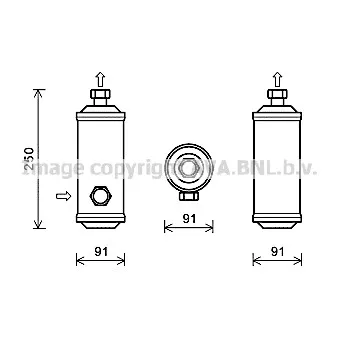 Filtre déshydratant, climatisation AVA QUALITY COOLING CPD008