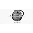 Compresseur, climatisation AVA QUALITY COOLING CSAK061 - Visuel 3