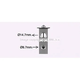 Détendeur, climatisation AVA QUALITY COOLING CT1076