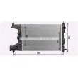 Radiateur, refroidissement du moteur AVA QUALITY COOLING CT2072 - Visuel 1