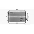 Radiateur, refroidissement du moteur AVA QUALITY COOLING CT2075 - Visuel 1