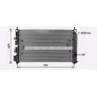 Radiateur, refroidissement du moteur AVA QUALITY COOLING CT2081 - Visuel 1
