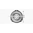Moteur électrique, pulseur d'air habitacle AVA QUALITY COOLING CT8082 - Visuel 2