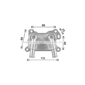 Radiateur d'huile AVA QUALITY COOLING DA3017