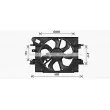 Ventilateur, refroidissement du moteur AVA QUALITY COOLING DA7018 - Visuel 1
