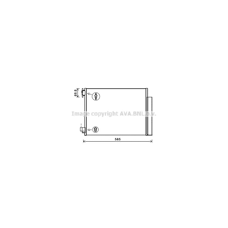 Condenseur, climatisation AVA QUALITY COOLING DAA5011D