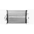 Radiateur, refroidissement du moteur AVA QUALITY COOLING DN2463 - Visuel 2