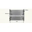 Radiateur, refroidissement du moteur AVA QUALITY COOLING DN2477 - Visuel 1