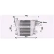 Intercooler, échangeur AVA QUALITY COOLING DN4457 - Visuel 1