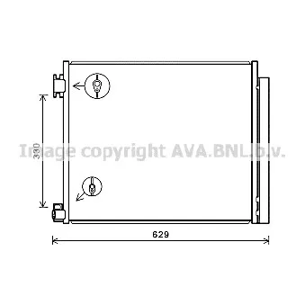 Condenseur, climatisation AVA QUALITY COOLING DN5422D