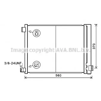 Condenseur, climatisation AVA QUALITY COOLING DN5427D