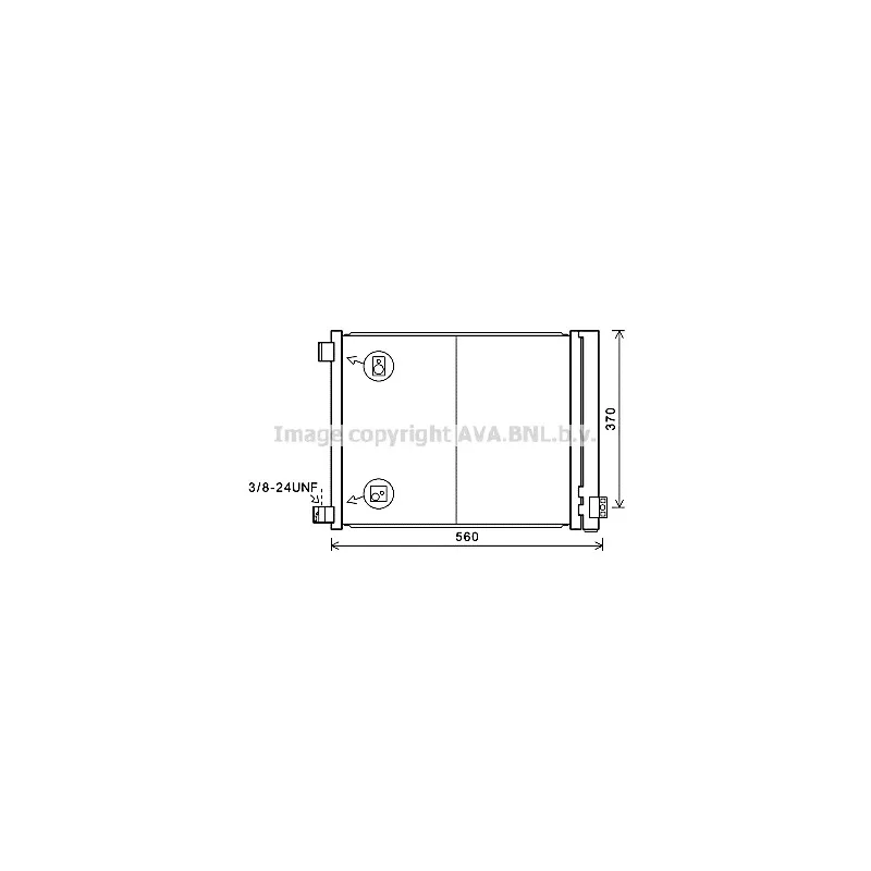 Condenseur, climatisation AVA QUALITY COOLING DN5427D