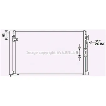 Condenseur, climatisation AVA QUALITY COOLING DN5452D