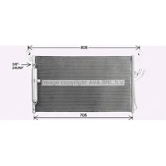 Condenseur, climatisation AVA QUALITY COOLING DN5465D
