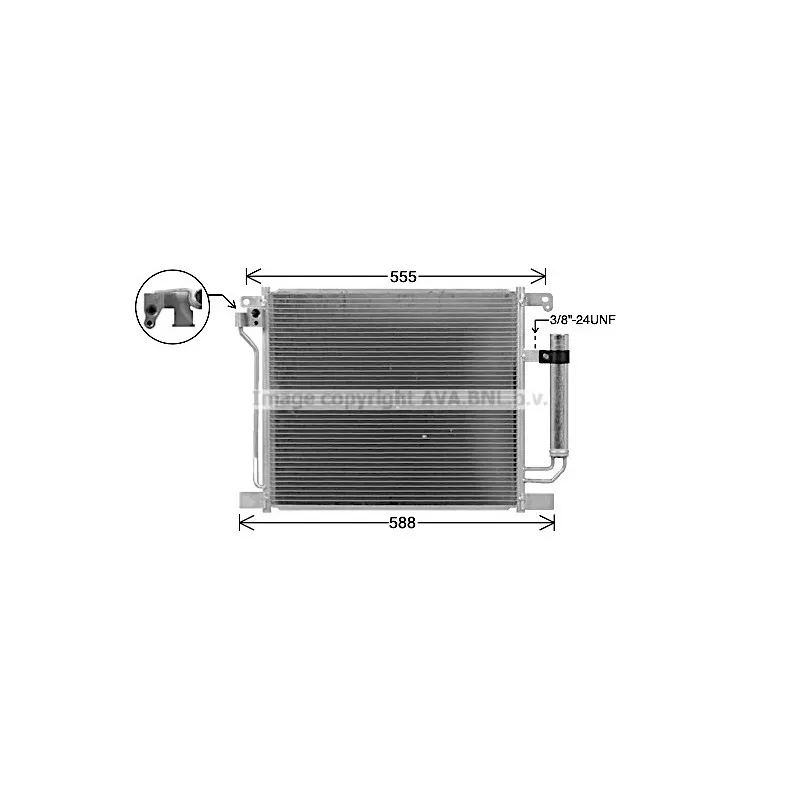 Condenseur, climatisation AVA QUALITY COOLING DN5467D