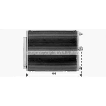 Condenseur, climatisation AVA QUALITY COOLING DU5078D