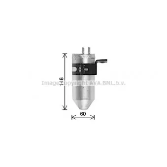 Filtre déshydratant, climatisation AVA QUALITY COOLING DWD436