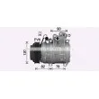 Compresseur, climatisation AVA QUALITY COOLING DWK435 - Visuel 1