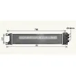 Radiateur, refroidissement du moteur AVA QUALITY COOLING FD2687 - Visuel 1