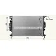 Radiateur, refroidissement du moteur AVA QUALITY COOLING FD2689 - Visuel 1